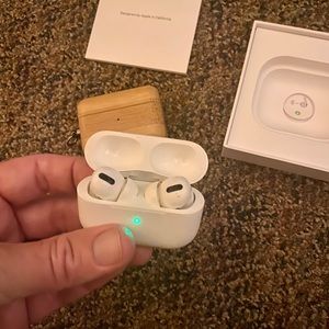 READ DESCRIPTION CAREFULLY: AirPod Pros with case and box